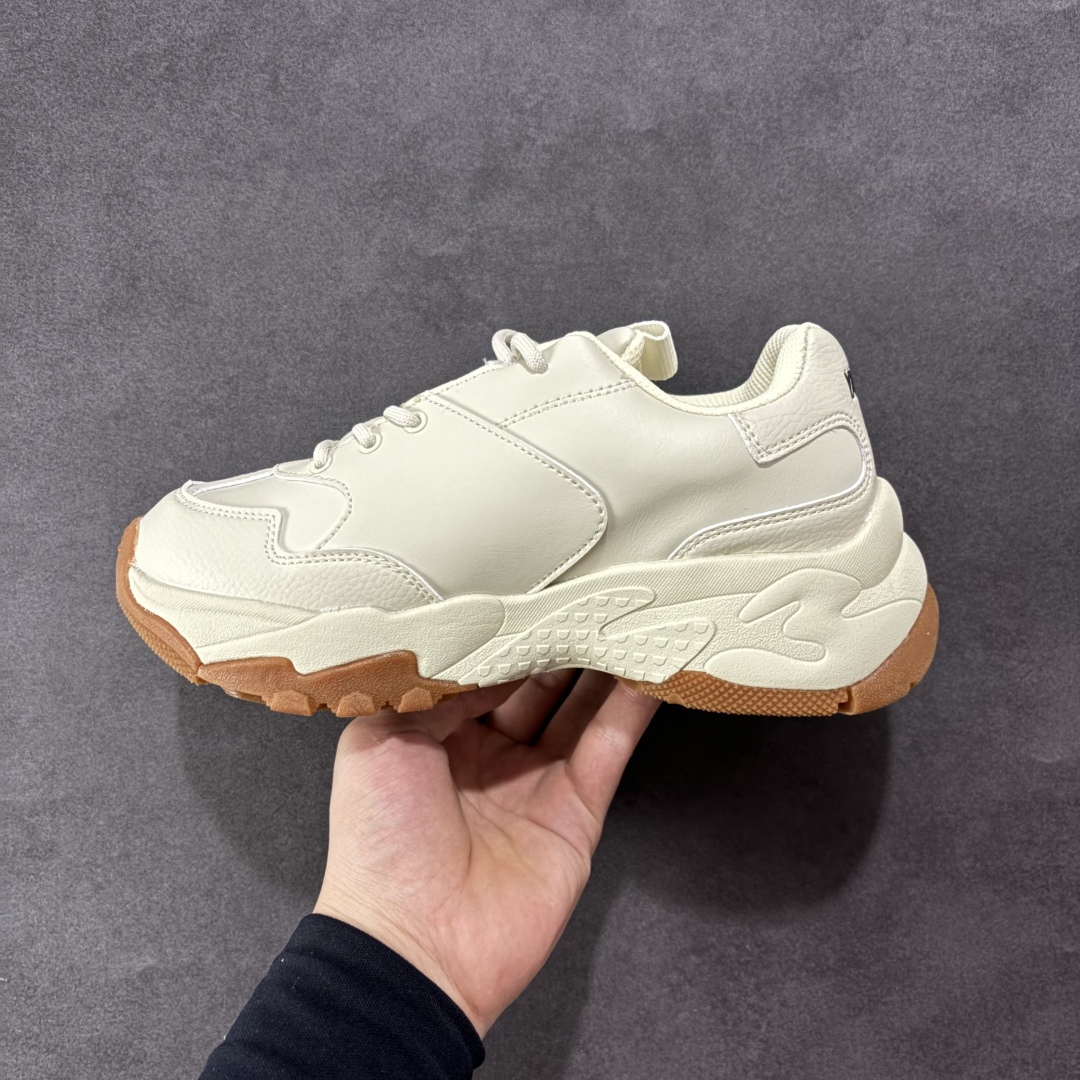 图片[2]-【BG特价】MLB 字母印花 低帮学长鞋 小红书爆款 MLB Chunky Liner人气单品学长鞋系列轻量增高厚底百搭休闲运动板鞋男女轻便胶鞋 高级街头休閒品牌鞋 尺码：35-45-选品中心