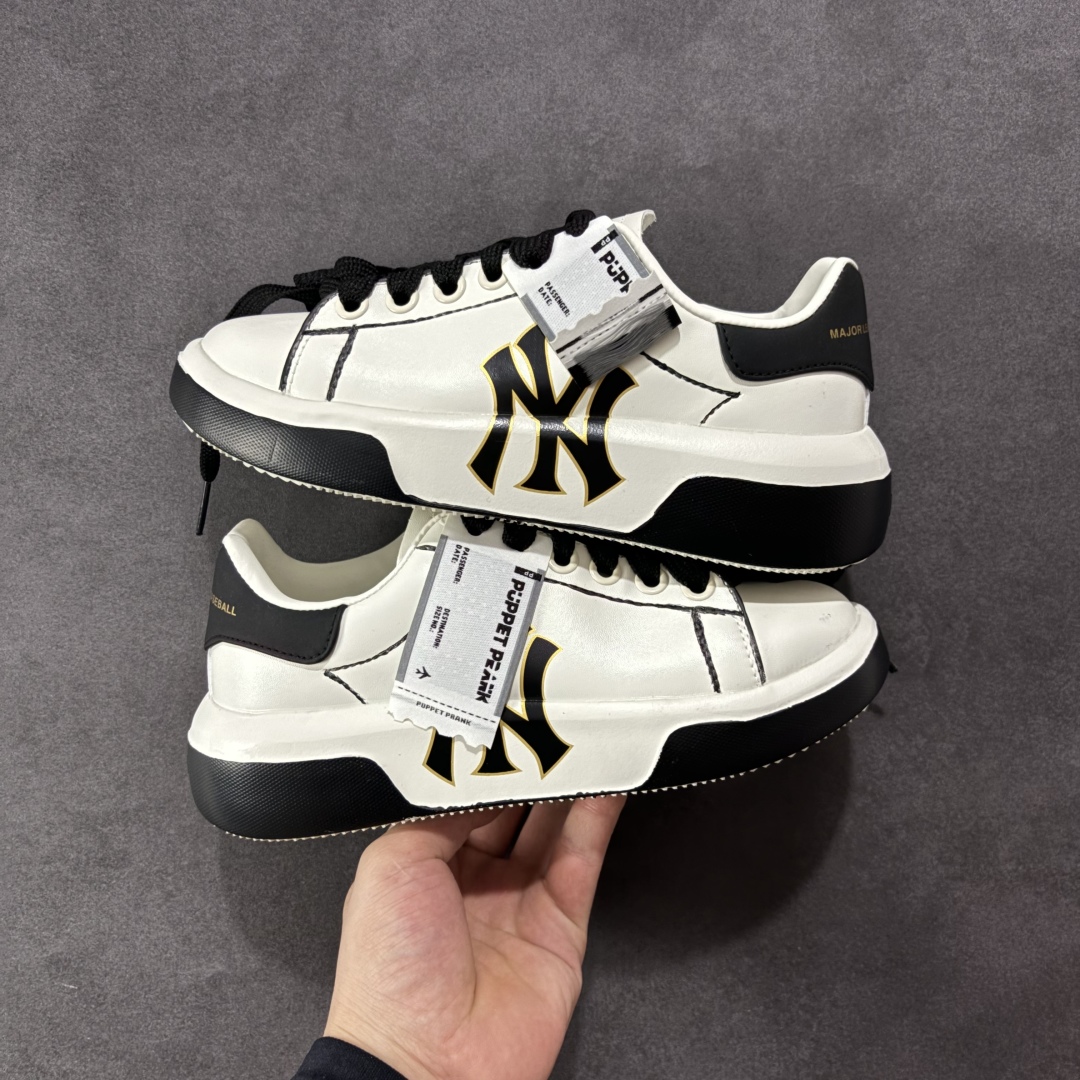 图片[6]-【BG特价】MLB 字母印花 低帮学长鞋 小红书爆款 MLB Chunky Liner人气单品学长鞋系列轻量增高厚底百搭休闲运动板鞋男女轻便胶鞋 高级街头休閒品牌鞋 尺码：35-45-选品中心