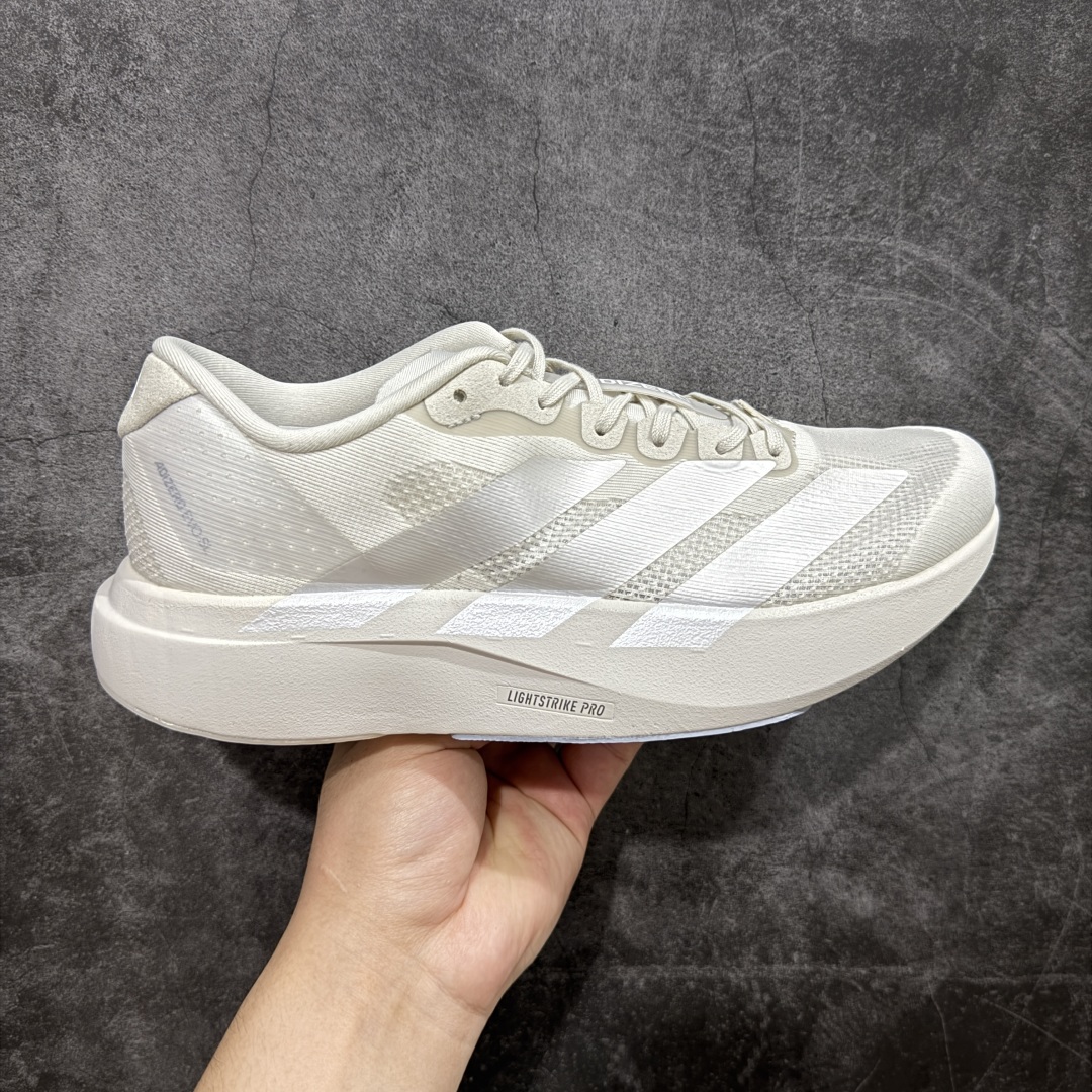 220 【渠道纯原】AD Adizero Eva SL M 零度进化版系列低帮轻便透气竞速休闲运动慢跑鞋 JR3419