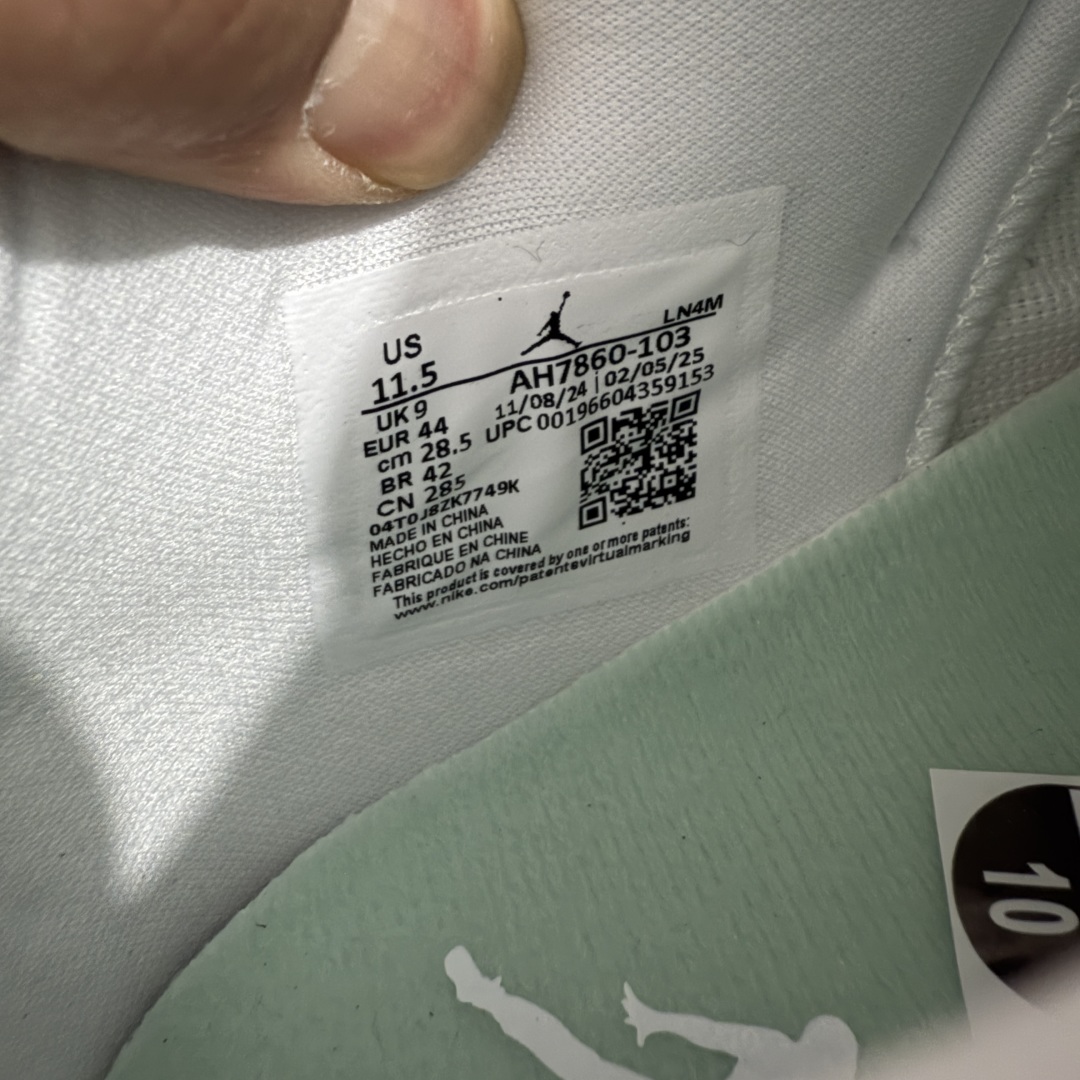 图片[7]-【XP纯原】Air Jordan 11 Low AJ11乔11低帮薄荷绿 男女文化篮球鞋 AH7860-103 专业AJ外贸大厂出品 纯原质感 进口头层皮料 中底拉帮线 整体清洁度等各方面细节完全一键转发碾压市面诸多嘴炮\”纯原\” 尺码：36-47.5-选品中心