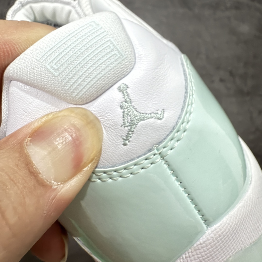 图片[2]-【XP纯原】Air Jordan 11 Low AJ11乔11低帮薄荷绿 男女文化篮球鞋 AH7860-103 专业AJ外贸大厂出品 纯原质感 进口头层皮料 中底拉帮线 整体清洁度等各方面细节完全一键转发碾压市面诸多嘴炮\”纯原\” 尺码：36-47.5-选品中心