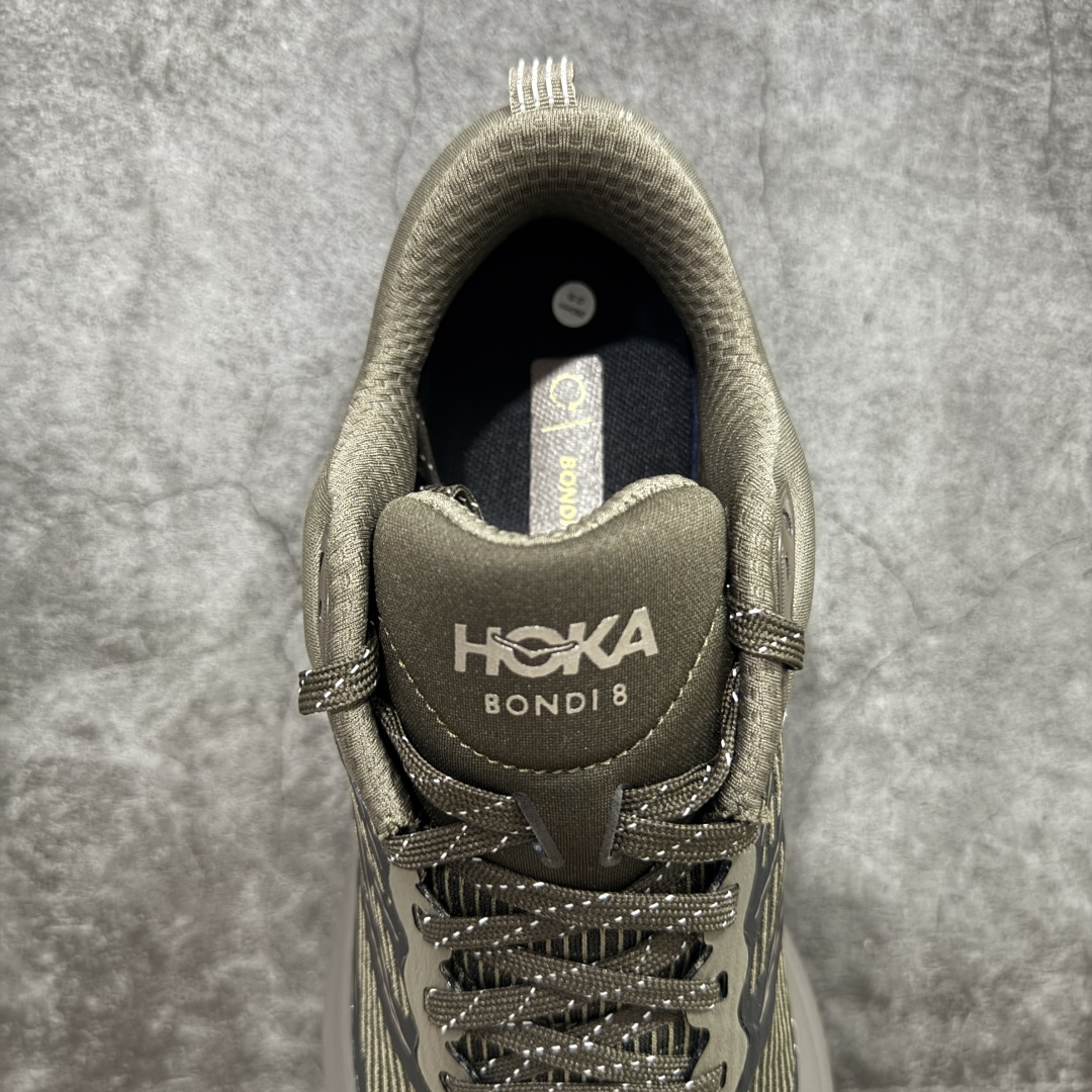 【HK纯原】HOKA ONE ONE Bondi 8 邦代八代缓震网面耐磨低帮跑步鞋