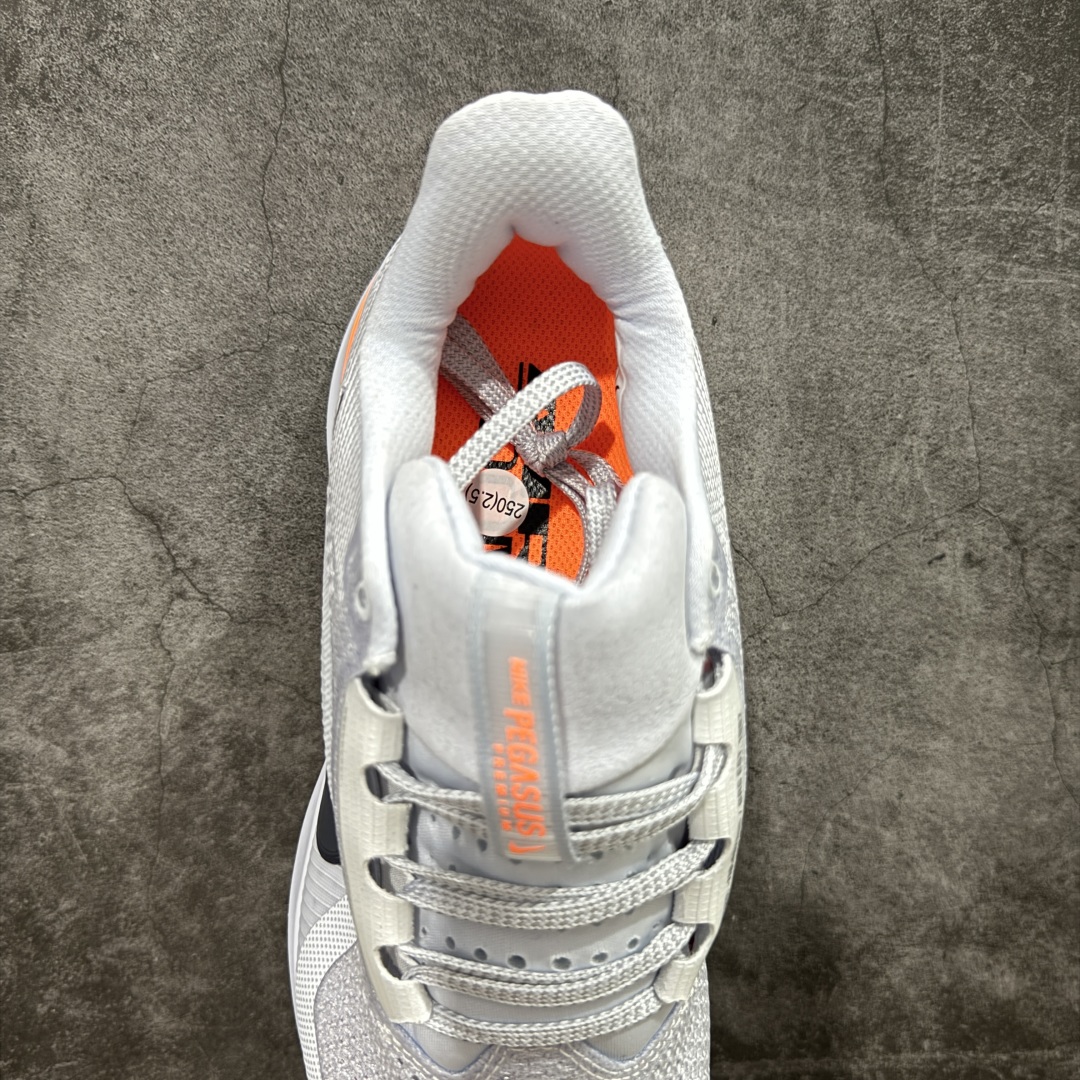 【纯原版】Nike Pegasus Premium Airscape 舒适百搭减震防滑耐磨透气 低帮跑步鞋 男款 灰白橙 低帮跑步鞋 HQ2592-002