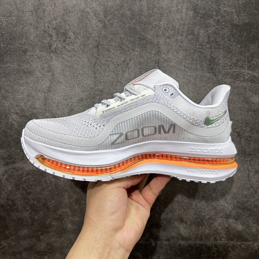 【纯原版】Nike Pegasus Premium Airscape 舒适百搭减震防滑耐磨透气 低帮跑步鞋 男款 灰白橙 低帮跑步鞋 HQ2592-002