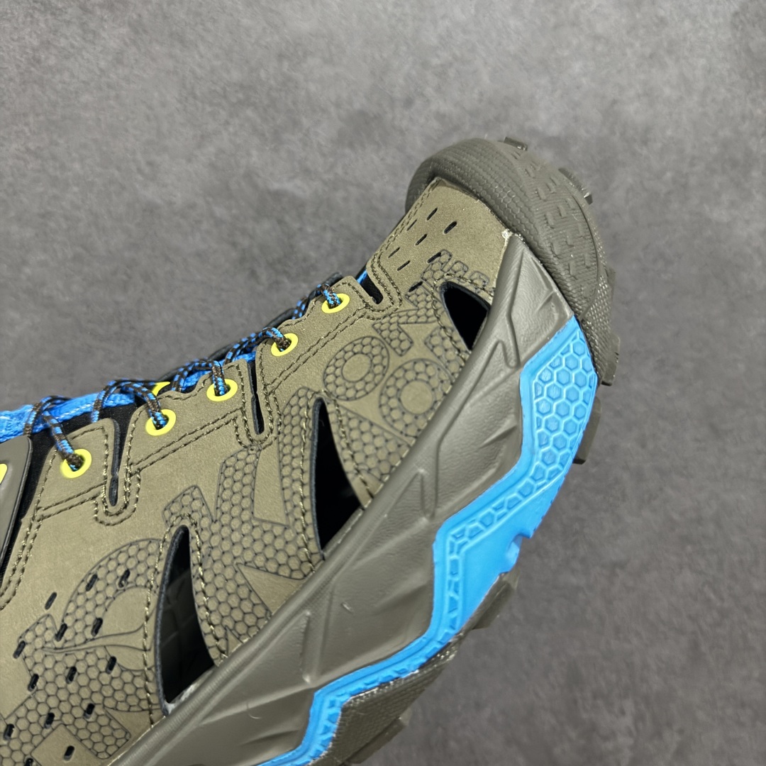 图片[5]-【HK纯原】HOKA One One Hopara Sandals 霍帕拉系列水路两用溯溪3.0 涉水休闲户外露营凉鞋 原版原档案开发 头层磨砂皮 rb+mod组合大底 作为先锋品牌的 HOKA ONE ONE总是以独特的方式 HOPA RA是一款溯溪鞋 又名排水鞋 可长期用于涉水和溯溪 保护脚底和脚趾的安全和舒适 鞋面材料速干 透气 耐磨 鞋底防滑 耐磨 抓地能力强 出于安全考虑 设计要求较高 涉水溯溪过程中 水 泥沙 可以直接从鞋内大孔排出 细纹鞋底使在岩石上抓地能力强 避免打滑 而上路后 鞋面具有快干透气等优点 尺码：36 36.5 37.5 38 39 40 40.5 41 42 42.5 43 44 45-选品中心