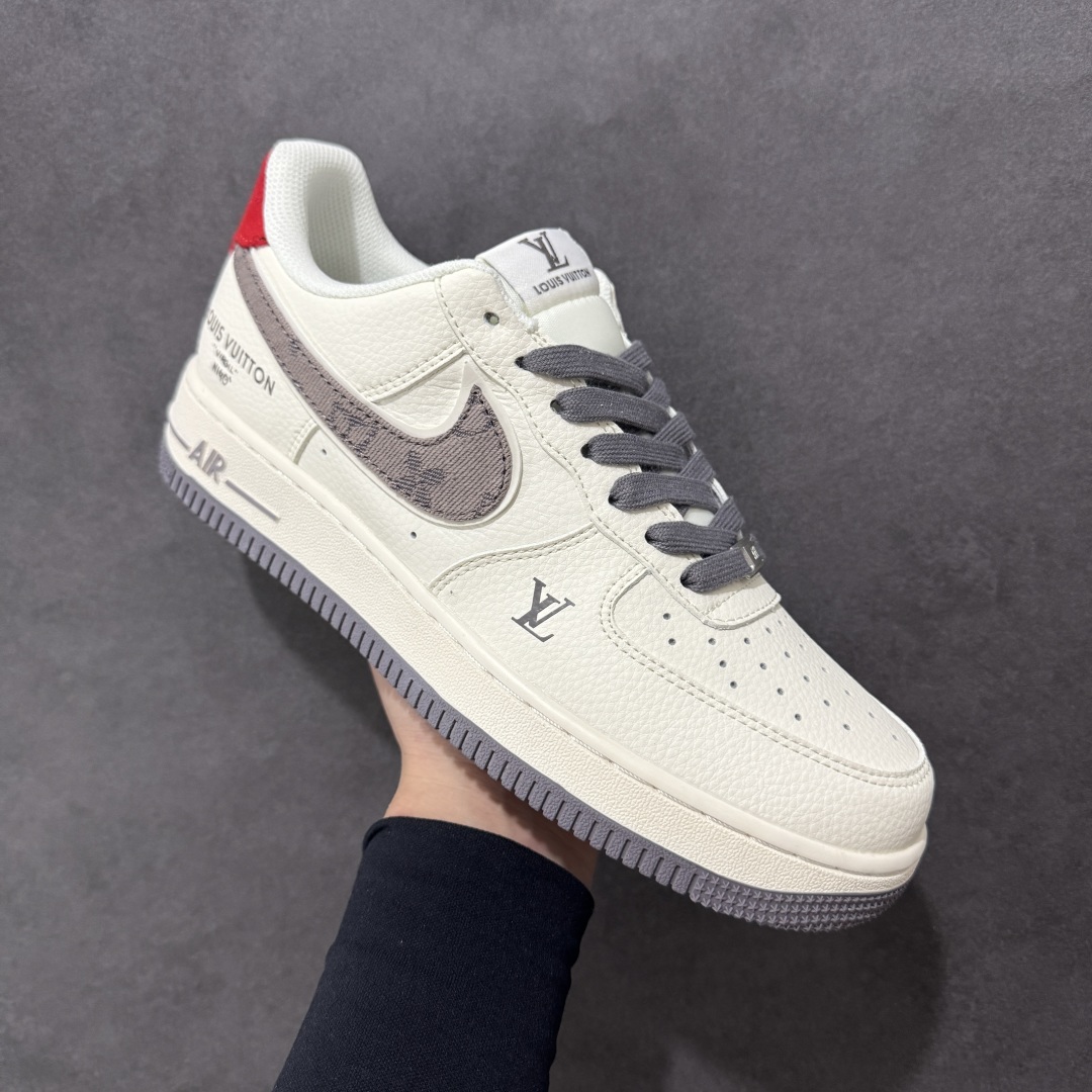 【定制版】Nike Air Force 1'07 Low LV联名 灰牛仔勾 空军一号低帮休闲板鞋 XX3168-136