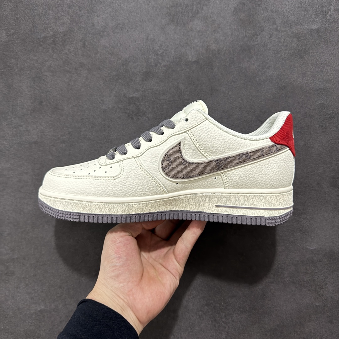 【定制版】Nike Air Force 1'07 Low LV联名 灰牛仔勾 空军一号低帮休闲板鞋 XX3168-136