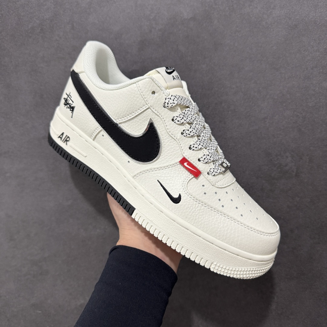 【定制版】Nike Air Force 1 Low 07 x Stussy 白黑小钩满天星 CS5288-010