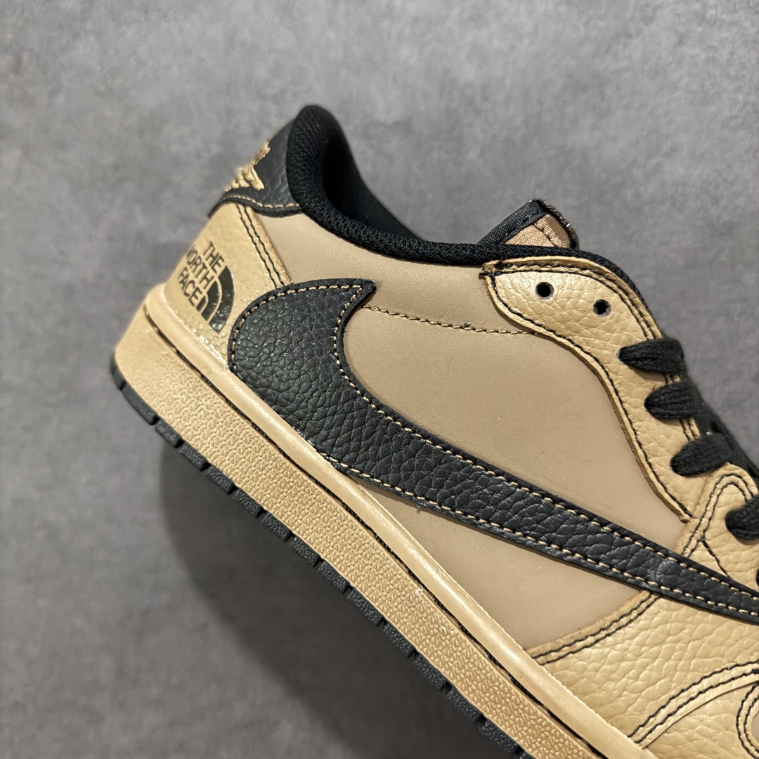 【定制版】Air Jordan 1 Low AJ1 乔1 北面联名 黑棕 高端定制 低帮复古篮球鞋 XZ5749-011