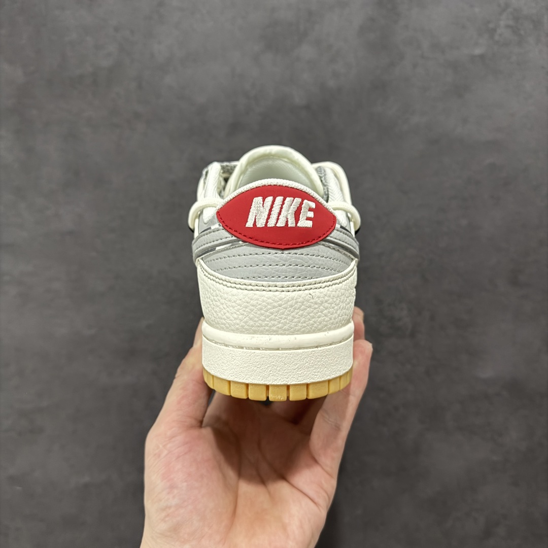 【定制版】Nike SB Dunk Low Sup系列 绑带米白灰勾 周年高端定制 低帮休闲板鞋 FC1688-215