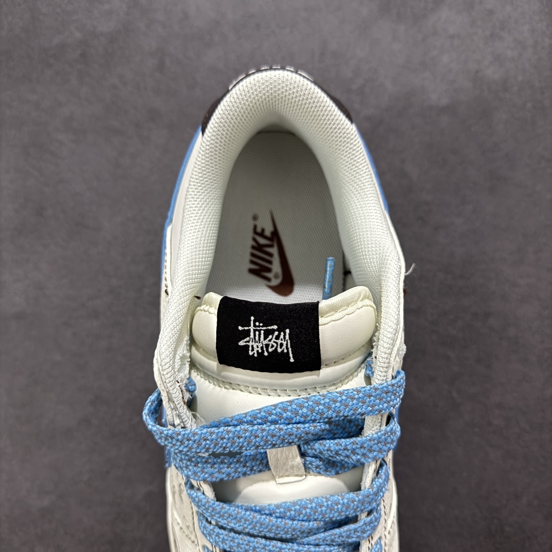 【定制版】Nike SB Dunk Low x Stussy 白蓝小勾 XF8698-081
