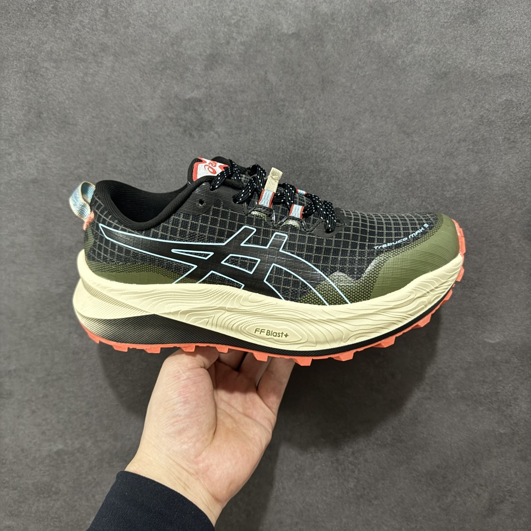 【公司级】Asics Gel-Trabuco Max 3 亚瑟士复古透气休闲鞋缓震男子耐磨跑步鞋  #鞋面采用无缝线鞋面,贴合脚型,穿着舒适;中底360°环绕式GL,提供良好的缓冲性能;  尺码:36 37 37.5 38 39 39.5 40 40.5 41.5 42 42.5 43.5 44 45-选品中心