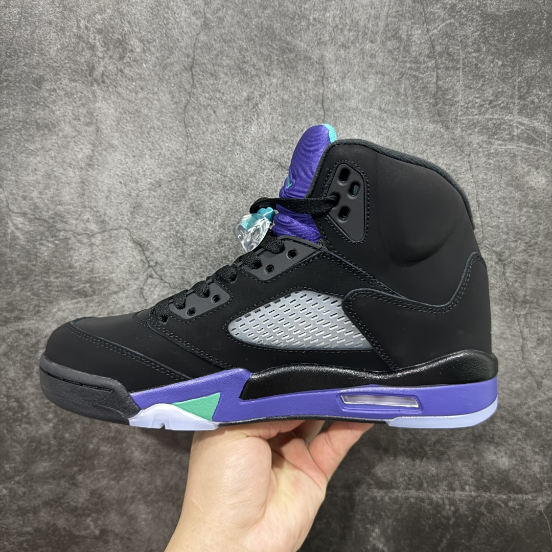 【外贸版】Air Jordan 5 Retro ”Black Grape” AJ5 乔5 黑葡萄 高帮复古文化运动休闲篮球鞋 136027-007