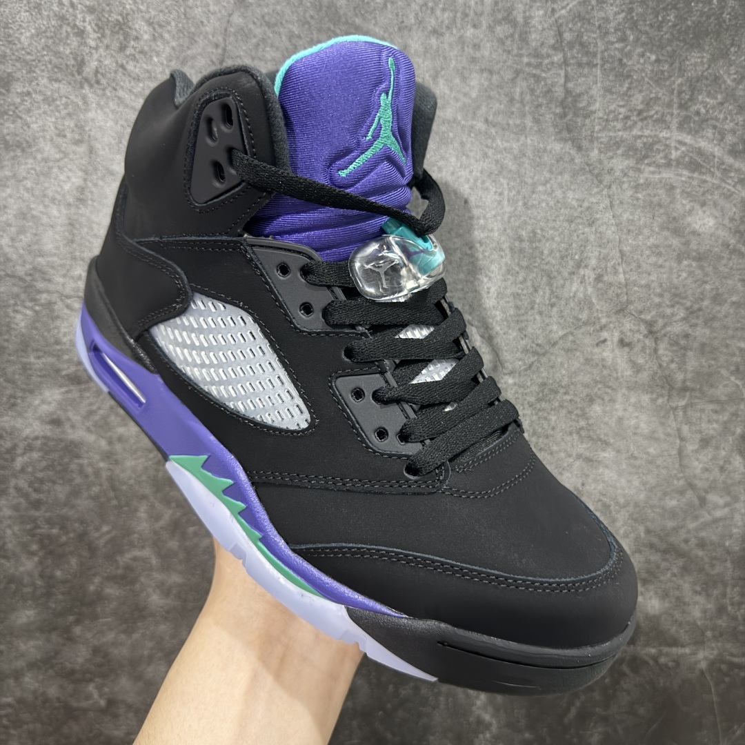 【外贸版】Air Jordan 5 Retro ”Black Grape” AJ5 乔5 黑葡萄 高帮复古文化运动休闲篮球鞋 136027-007