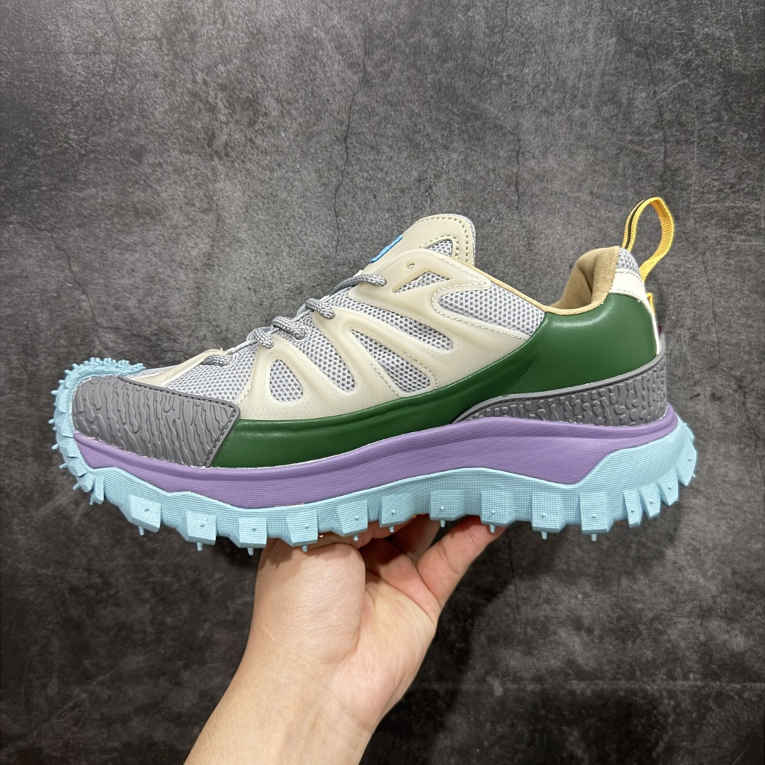 图片[2]-【纯原OK版本】Moncler 盟可睐/蒙口 Trailgrip GTX 抗撕裂材质山地户外鞋 鞋身采用Cordura防撕裂尼龙/Gore-Tex防水材质 中底内置全掌碳板 支撑性能拉满 侧边3M反光带 #大底采用RB MD 碳板 TPU 五层分离组合 鞋底搭载Vibram外底提供超强的抓地力和防滑性能 原装大盒包装 内赠Moncler徽章防层袋一副 尺码：36 36.5 37.5 38 38.5 39 40 40.5 41 42 42.5 43 44 44.5 45 46-选品中心
