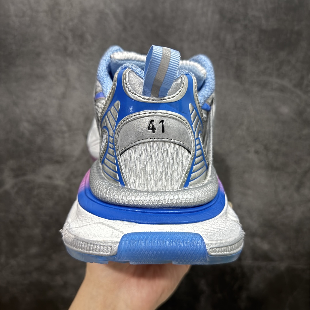【OK版】巴黎3XL 蜘蛛侠绑带 香槟色 Balenciaga巴黎世家 24ss 绑带做旧款 巴黎十代网眼潮流百搭低帮老爹鞋 灰色 778698W3XLL9191