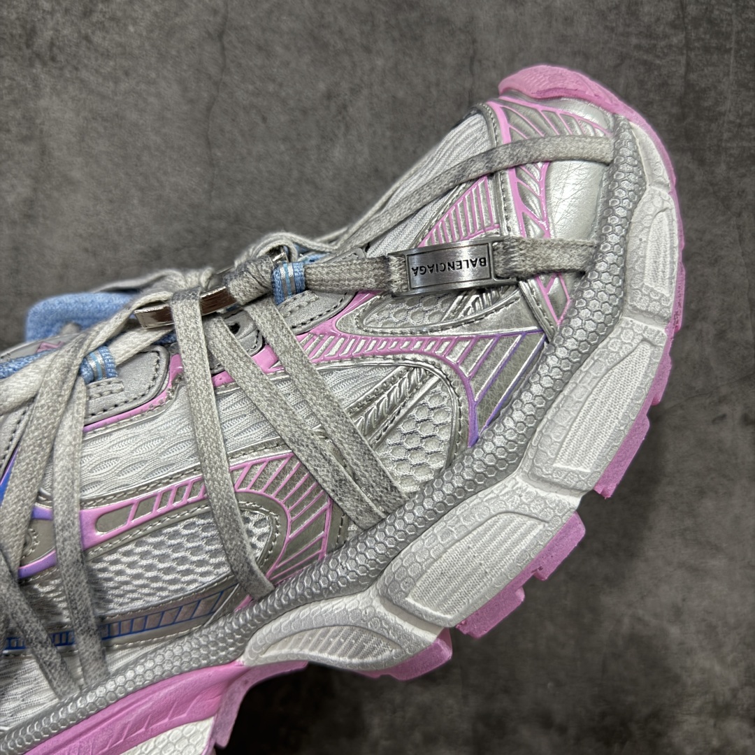 【OK版】巴黎3XL 蜘蛛侠绑带 香槟色 Balenciaga巴黎世家 24ss 绑带做旧款 巴黎十代网眼潮流百搭低帮老爹鞋 灰色 778698W3XLL9191