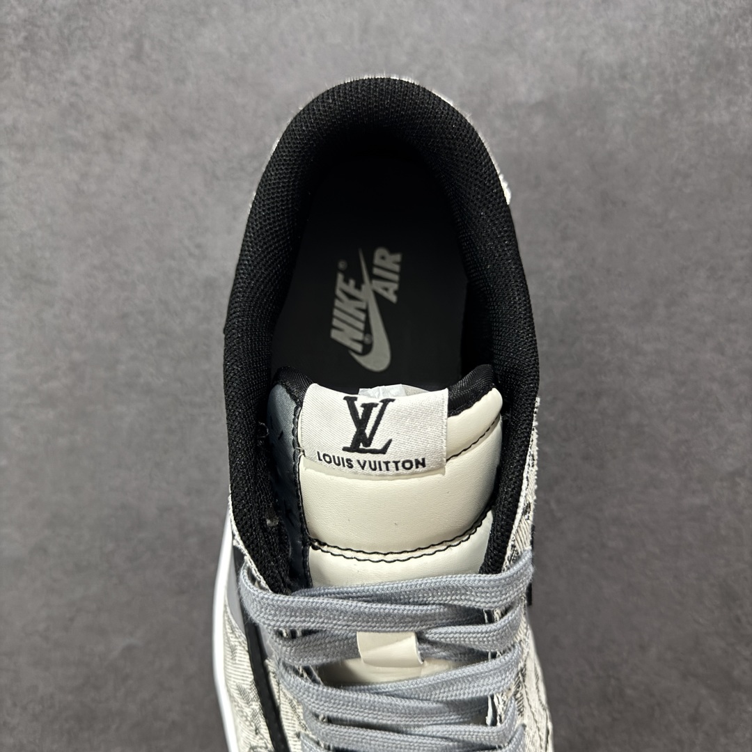 260 【定制版】Travis Scott x Nike Air Jordan 1 Low x Louis Vuitton Air Jordan 1 Low 反转米灰黑小勾倒钩 XD0798-302