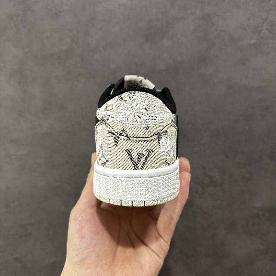 260 【定制版】Travis Scott x Nike Air Jordan 1 Low x Louis Vuitton Air Jordan 1 Low 反转米灰黑小勾倒钩 XD0798-302