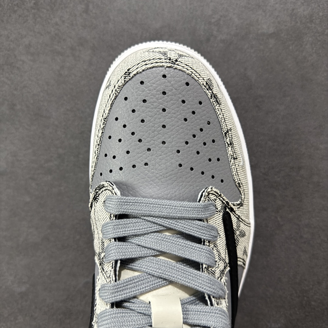 260 【定制版】Travis Scott x Nike Air Jordan 1 Low x Louis Vuitton Air Jordan 1 Low 反转米灰黑小勾倒钩 XD0798-302