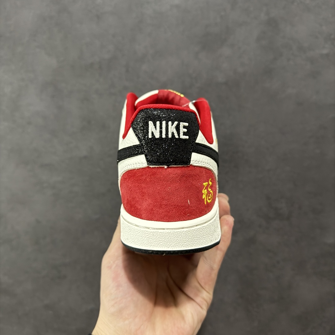 图片[4]-【定制版】Nike Court Vision Low 蛇年限定休闲运动板鞋 纯原版本低帮百搭透气休闲运动板鞋，经典耐用的设计，兼顾舒适脚感和出众风范，演绎匠心之作。结构性的支撑贴合感结合复古篮球设计，塑就场外全明星风范 货号： FD5188-129 尺码：36 36.5 37.5 38 38.5 39 40 40.5 41 42 42.5 43 44 44.5 45-选品中心