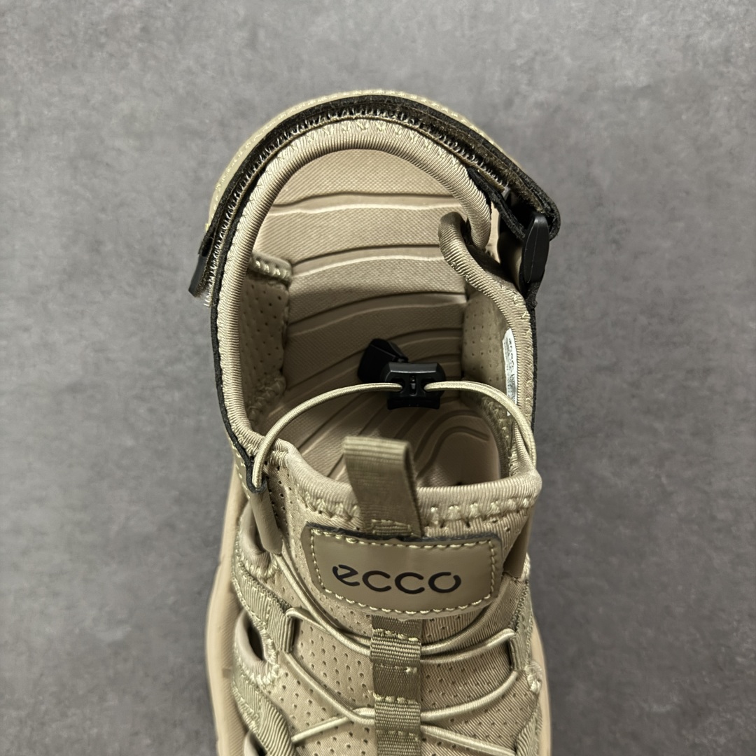 图片[7]-【公司级】ECCO爱步户外休闲凉鞋 运动包头沙滩鞋凉鞋 新款舒适透气鞋 越野系列 鞋面采用多种材质拼接 透气面料 柔软舒适 清晰质感，贴合脚部，舒心行走 便捷抽绳设计和魔术贴脚后跟 可自由调节松紧 穿脱更便捷 优质柔软内里设计 亲肤贴脚 行走更加舒适 橡胶鞋底 搭配立体纹路 防滑耐磨 时尚新元素 畅享行走 尺码：38 39 40 41 42 43 44 45（皮鞋码）-选品中心