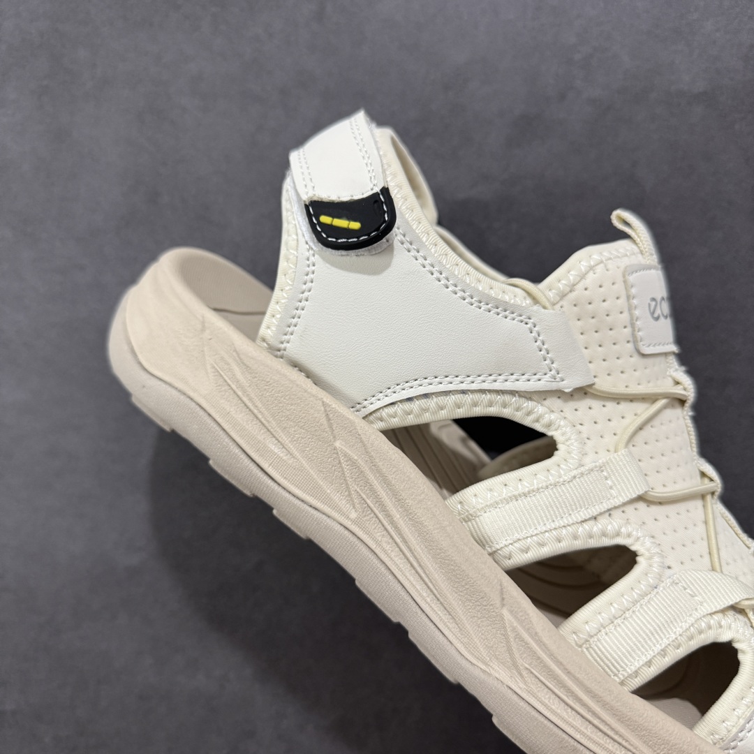 图片[6]-【公司级】ECCO爱步户外休闲凉鞋 运动包头沙滩鞋凉鞋 新款舒适透气鞋 越野系列 鞋面采用多种材质拼接 透气面料 柔软舒适 清晰质感，贴合脚部，舒心行走 便捷抽绳设计和魔术贴脚后跟 可自由调节松紧 穿脱更便捷 优质柔软内里设计 亲肤贴脚 行走更加舒适 橡胶鞋底 搭配立体纹路 防滑耐磨 时尚新元素 畅享行走 尺码：38 39 40 41 42 43 44 45（皮鞋码）-选品中心