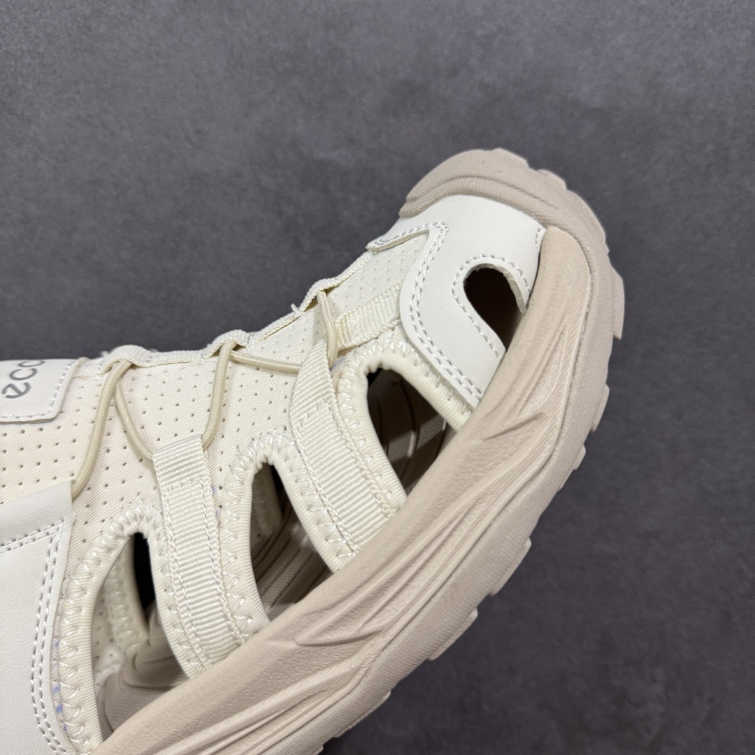 图片[5]-【公司级】ECCO爱步户外休闲凉鞋 运动包头沙滩鞋凉鞋 新款舒适透气鞋 越野系列 鞋面采用多种材质拼接 透气面料 柔软舒适 清晰质感，贴合脚部，舒心行走 便捷抽绳设计和魔术贴脚后跟 可自由调节松紧 穿脱更便捷 优质柔软内里设计 亲肤贴脚 行走更加舒适 橡胶鞋底 搭配立体纹路 防滑耐磨 时尚新元素 畅享行走 尺码：38 39 40 41 42 43 44 45（皮鞋码）-选品中心