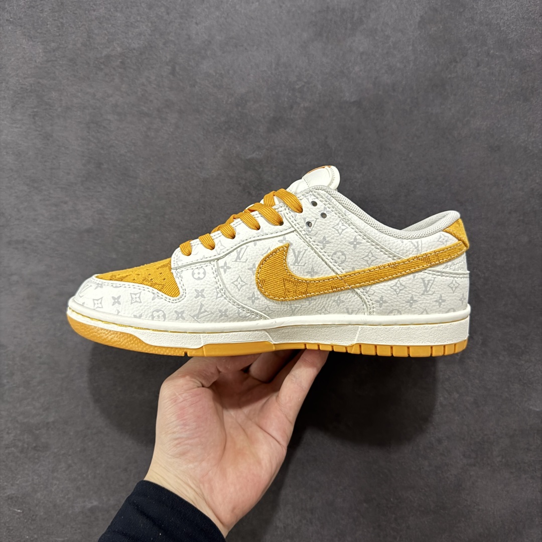 【定制版】Nike SB Dunk Low LV联名 米黄牛仔 周年高端定制 低帮休闲板鞋 SC9772-803