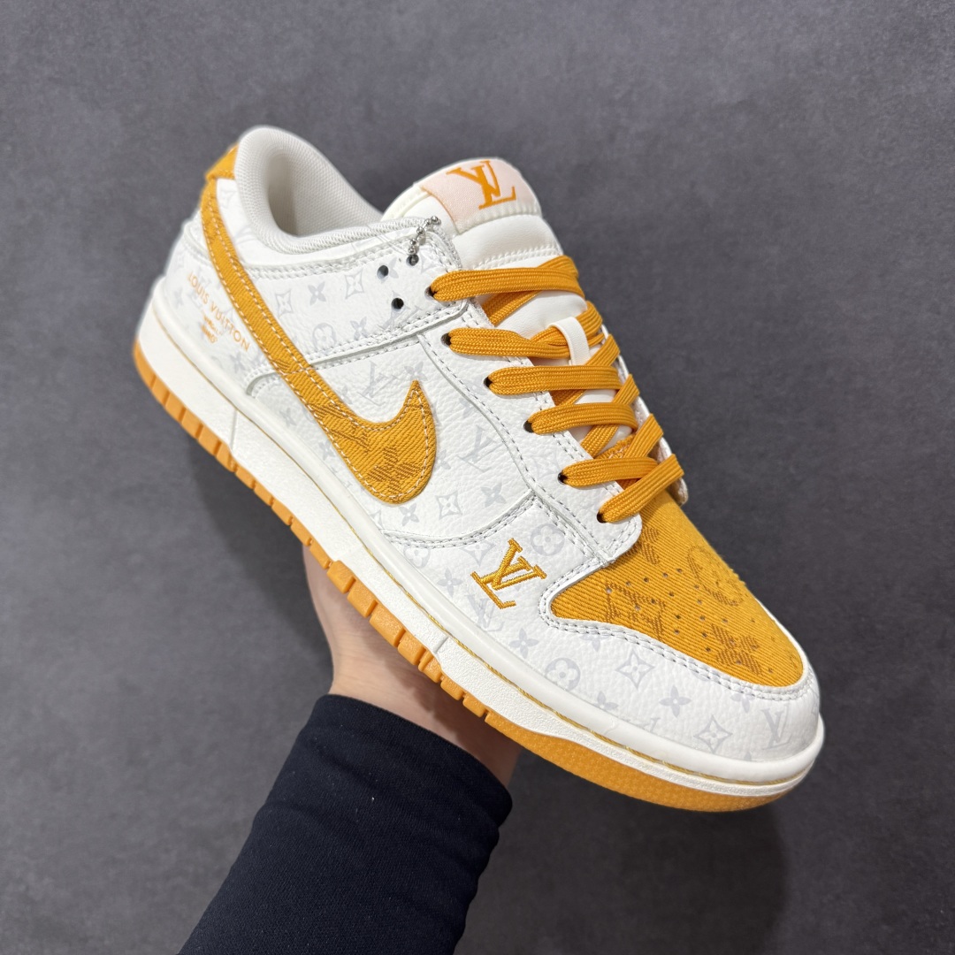 【定制版】Nike SB Dunk Low LV联名 米黄牛仔 周年高端定制 低帮休闲板鞋 SC9772-803