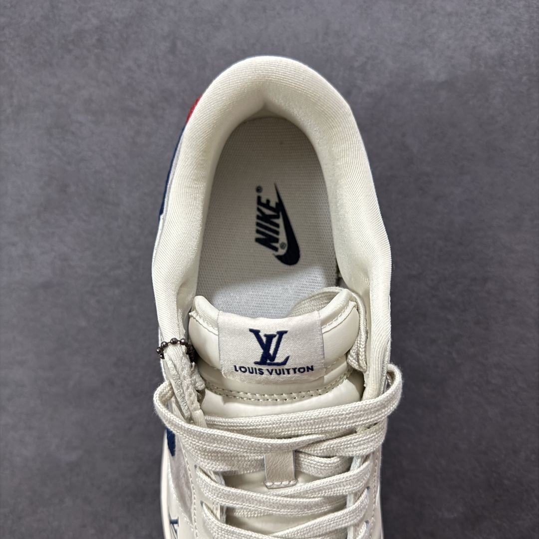 【定制版】Nike SB Dunk Low LV联名 蓝蛇鳞勾 周年高端定制 低帮休闲板鞋 XX3168-122