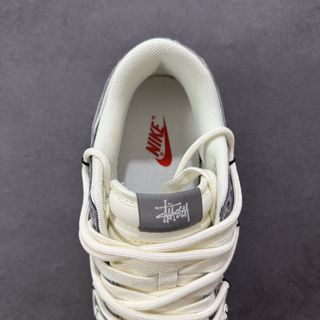 【定制版】Nike SB Dunk Low 斯图西联名 绑带猪八灰白灰勾 周年高端定制 低帮休闲板鞋 YX5066-328