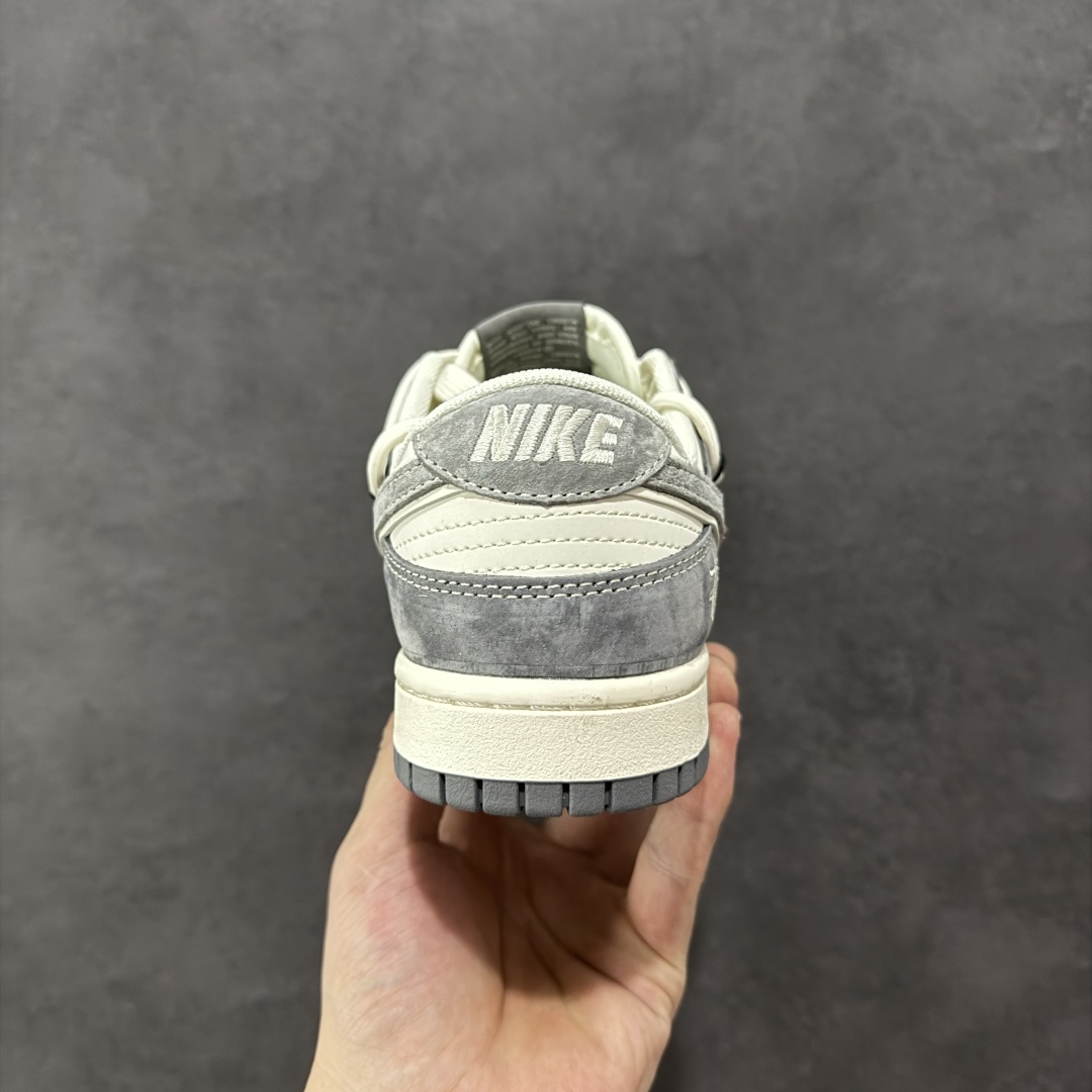 【定制版】Nike SB Dunk Low 斯图西联名 绑带猪八灰白灰勾 周年高端定制 低帮休闲板鞋 YX5066-328