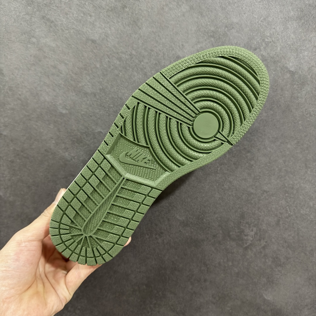 【定制版】Travis Scott x Fragment Design x Air Jordan 1 Low SP AJ1 PALACE联名 米绿黑勾 低帮文化休闲板鞋 XS2024-030