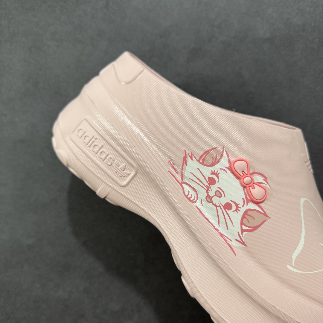 【CS版本】迪士尼《猫儿历险记》× adidas originals ADIFOMSTAN MULE 粉色 JR7150
