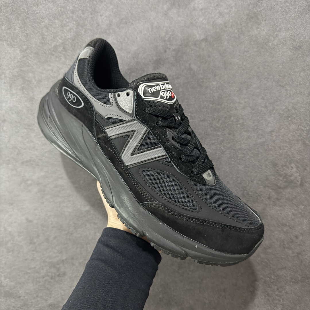 【K版】New Balance U990BB6 新百伦NB990V6 第六代总统复古慢跑鞋 黑色