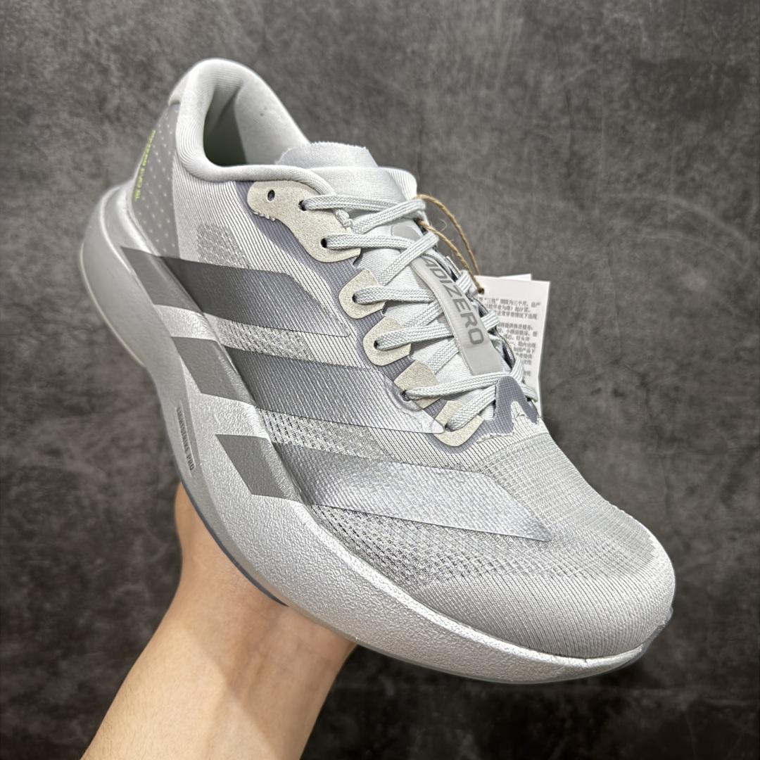 【渠道纯原】AD Adizero Eva SL M 零度进化版系列低帮轻便透气竞速休闲运动慢跑鞋 JR3418