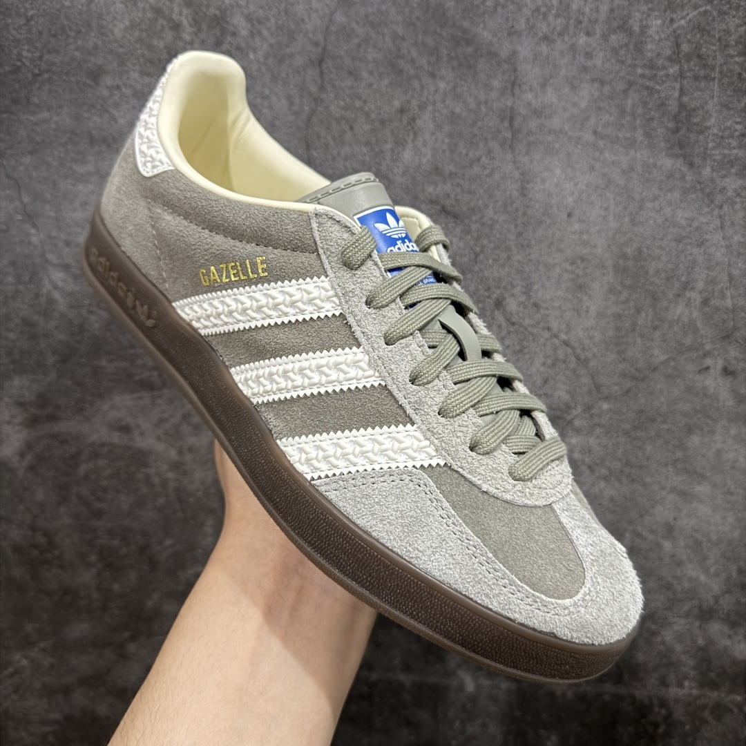 【XC2.0长字版】Adidas Originals Gazelle Indoor 防滑低帮T头德