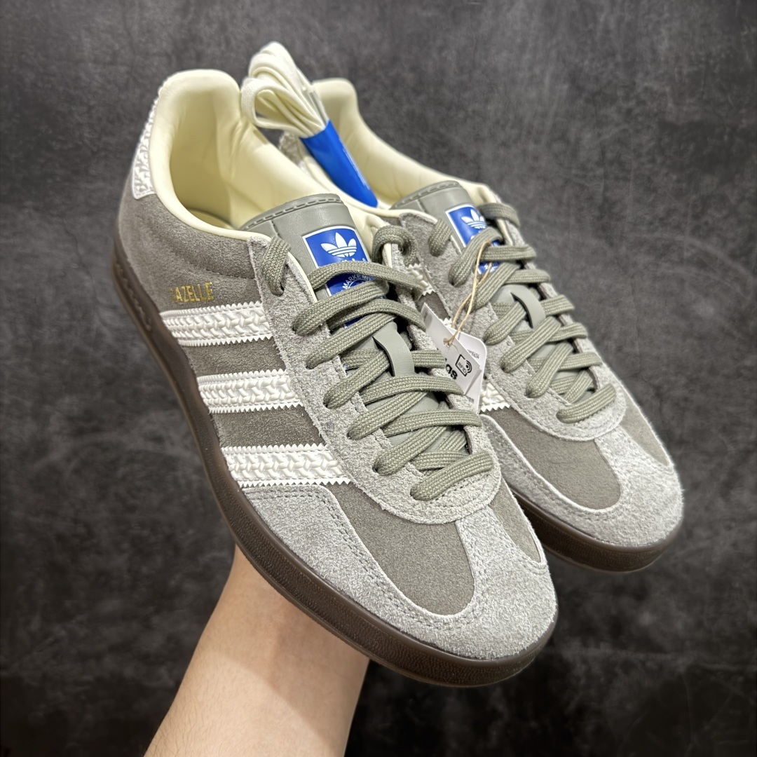 【XC2.0长字版】Adidas Originals Gazelle Indoor 防滑低帮T头德
