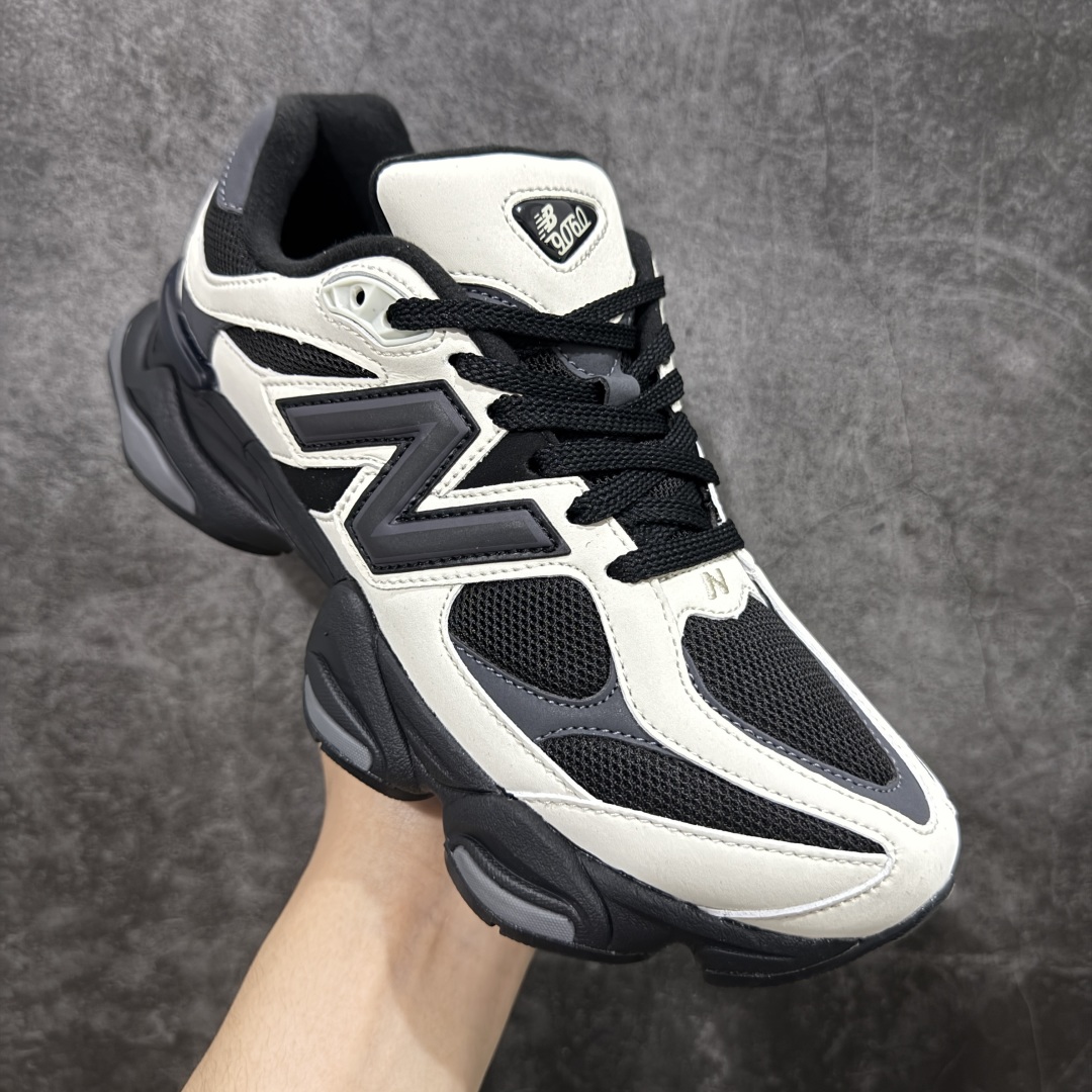 【纯原版】 New Balance NB9060 联名款 复古休闲运动慢跑鞋 黑白色 U9060ZBS