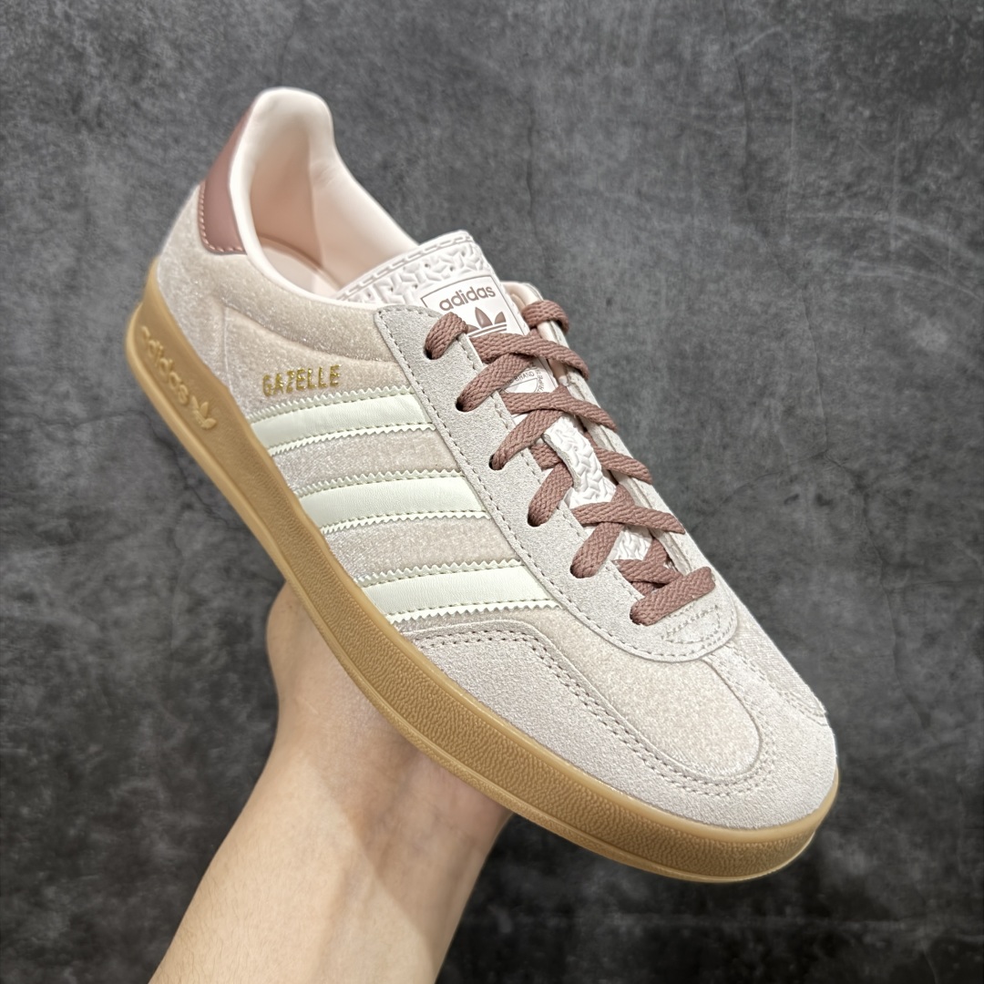 【渠道纯原版】AD Original Gazelle Trainers 瞪羚室内鞋系列低帮复古百搭休闲运动德训风板鞋 JR0232