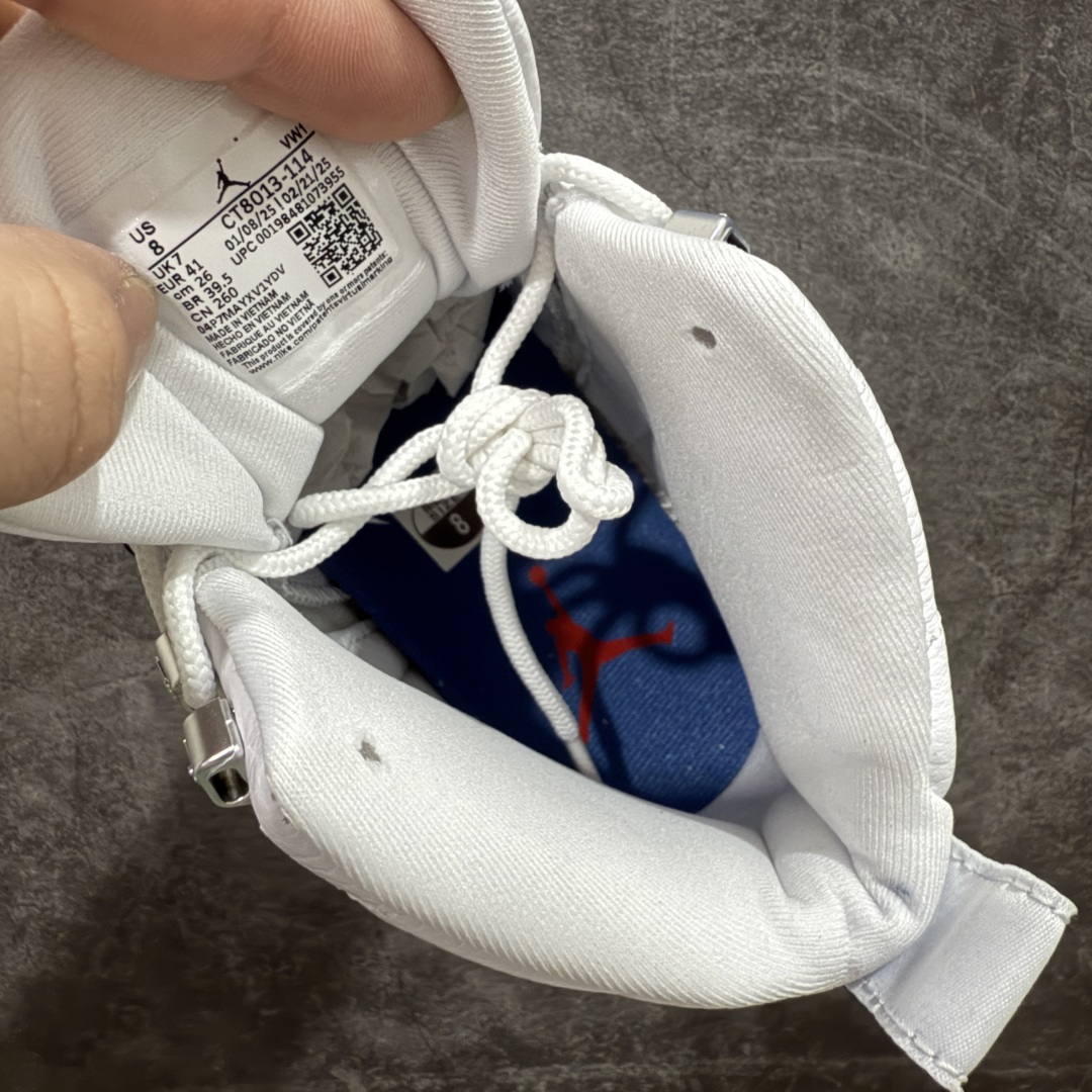 图片[7]-【TK至尊版】Air Jordan AJ12 Retro 潮流 中帮 复古篮球鞋 白蓝 法国蓝 CT8013-114 一比一原厂皮 最正确的版型 鞋盒 鞋盒标 芯片 更多12代的配色陆续出齐 真真的做到市场12代天花板 国外强烈推荐版本 外贸混卖专供品质 国内专业外贸AJ大厂出品 原厂楦头纸板 原厂皮料打造 原厂真碳板 内置气垫 尺码：40 40.5 41 42 42.5 43 44 44.5 45 46 47.5-选品中心