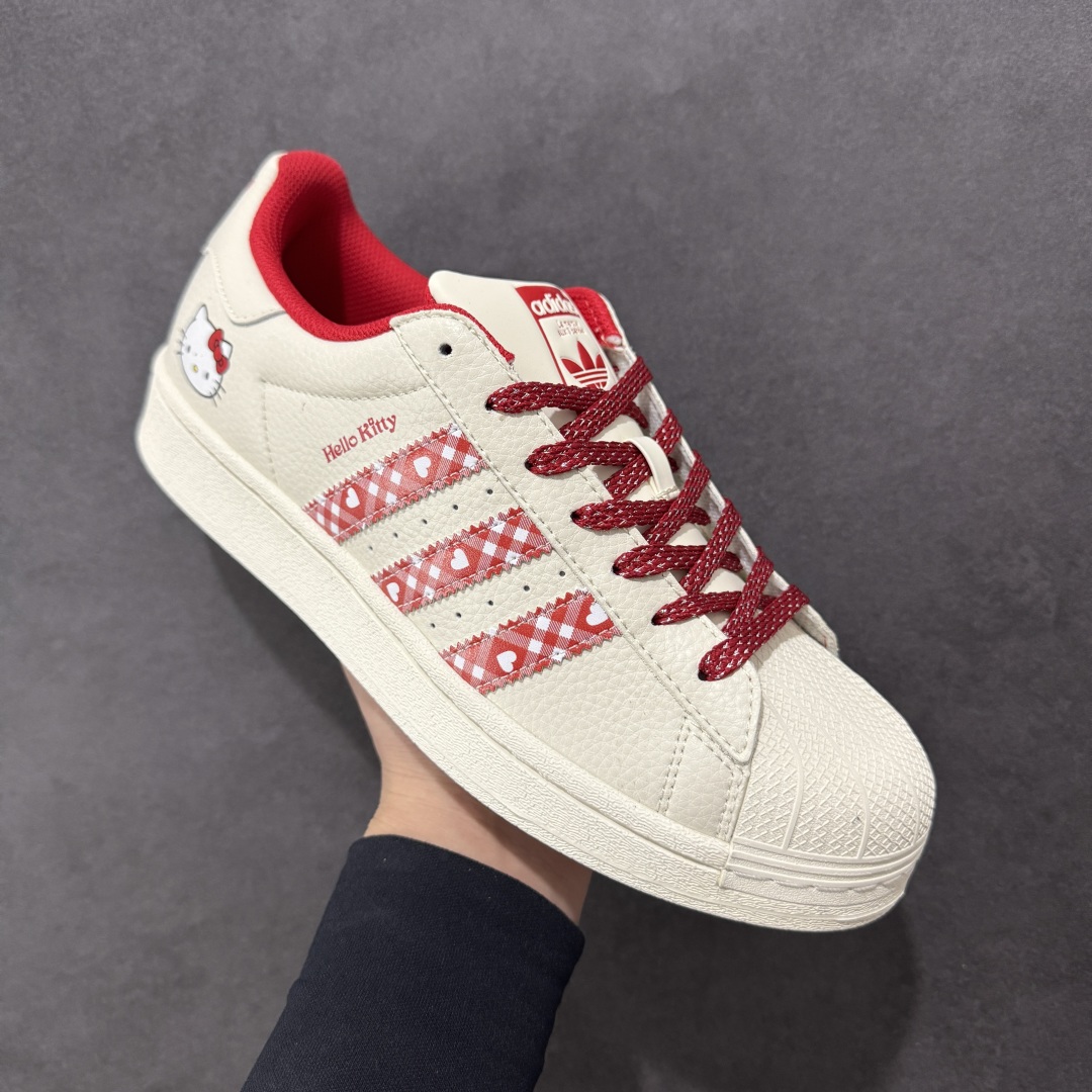  
【定制版】AD Originals Superstar x  Hello Kitty 白红
采用全新