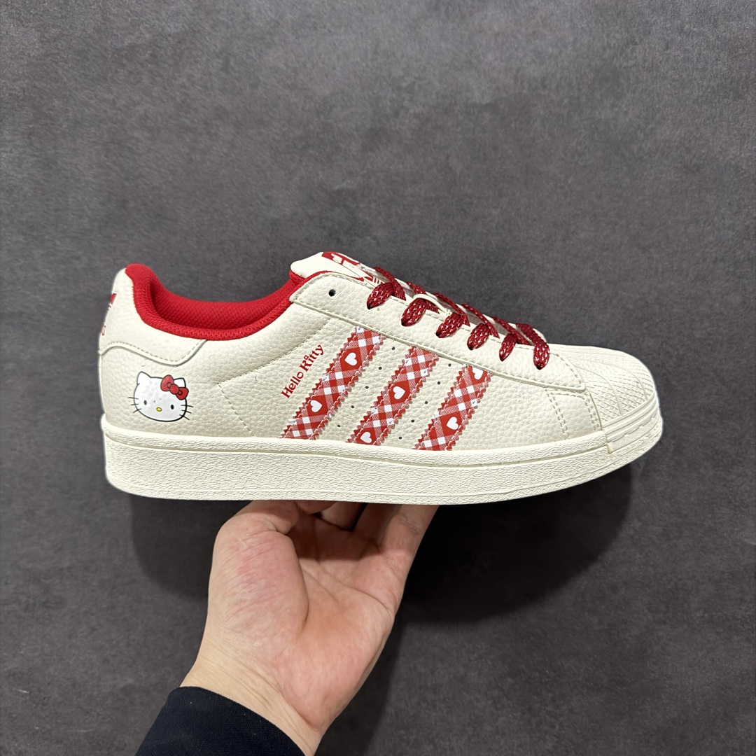  
【定制版】AD Originals Superstar x  Hello Kitty 白红
采用全新