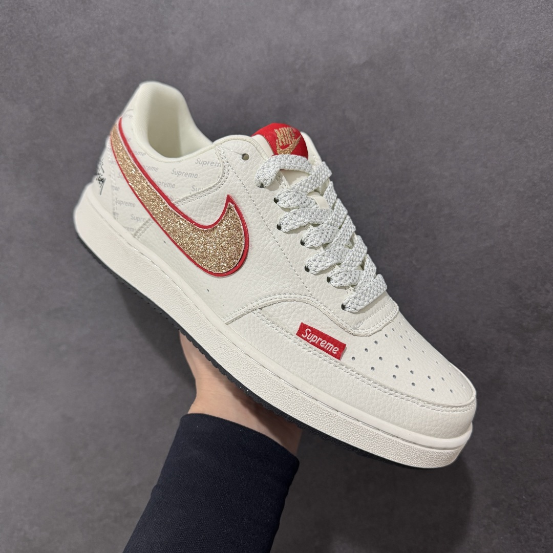 图片[3]-【定制版】Nike Court Vision Low 斯图西联名 休闲运动板鞋 纯原版本 低帮百搭透气休闲运动板鞋，经典耐用的设计，兼顾舒适脚感和出众风范，演绎匠心之作。结构性的支撑贴合感结合复古篮球设计，塑就场外全明星风范 货号： FD5188 126 尺码：36 36.5 37.5 38 38.5 39 40 40.5 41 42 42.5 43 44 44.5 45-选品中心