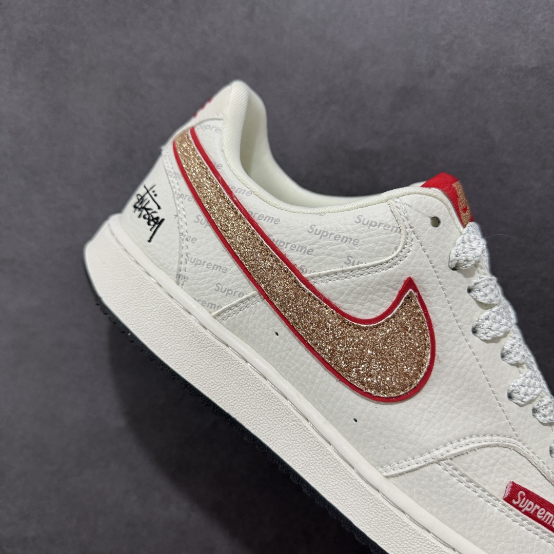 图片[6]-【定制版】Nike Court Vision Low 斯图西联名 休闲运动板鞋 纯原版本 低帮百搭透气休闲运动板鞋，经典耐用的设计，兼顾舒适脚感和出众风范，演绎匠心之作。结构性的支撑贴合感结合复古篮球设计，塑就场外全明星风范 货号： FD5188 126 尺码：36 36.5 37.5 38 38.5 39 40 40.5 41 42 42.5 43 44 44.5 45-选品中心