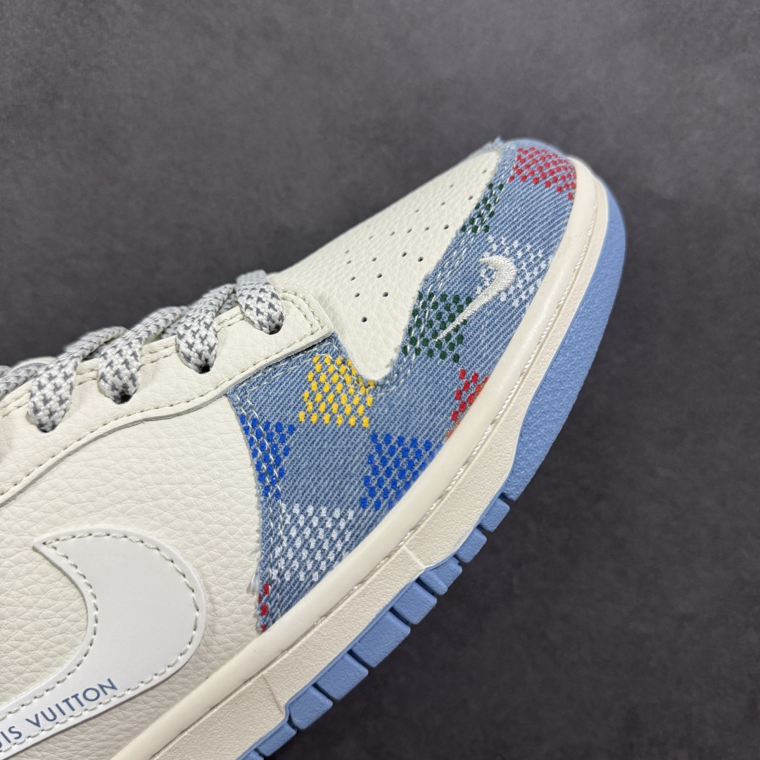 【定制版】Nike SB Dunk Low LV联名 彩色白勾 周年高端定制 低帮休闲板鞋 FC1688-231