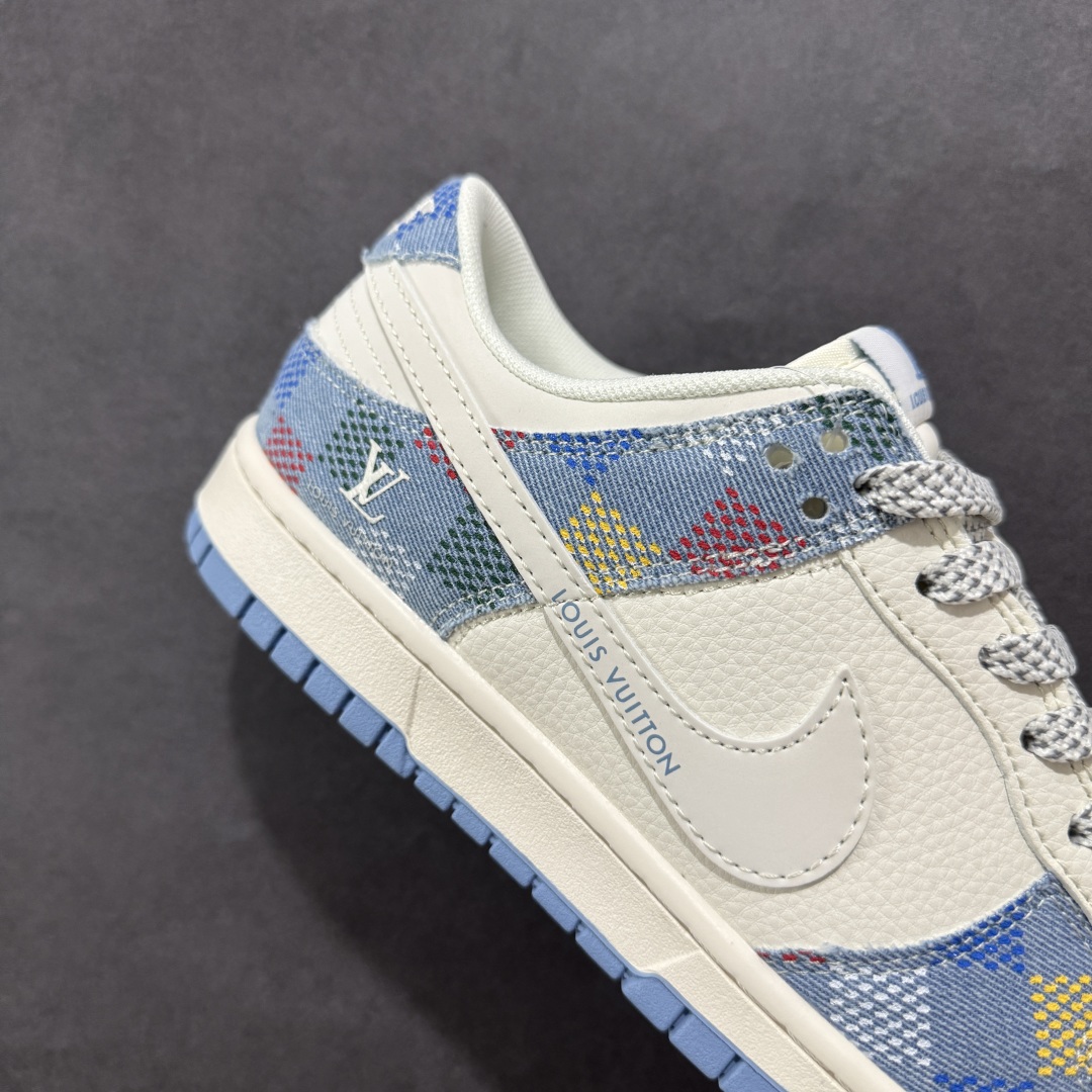 【定制版】Nike SB Dunk Low LV联名 彩色白勾 周年高端定制 低帮休闲板鞋 FC1688-231