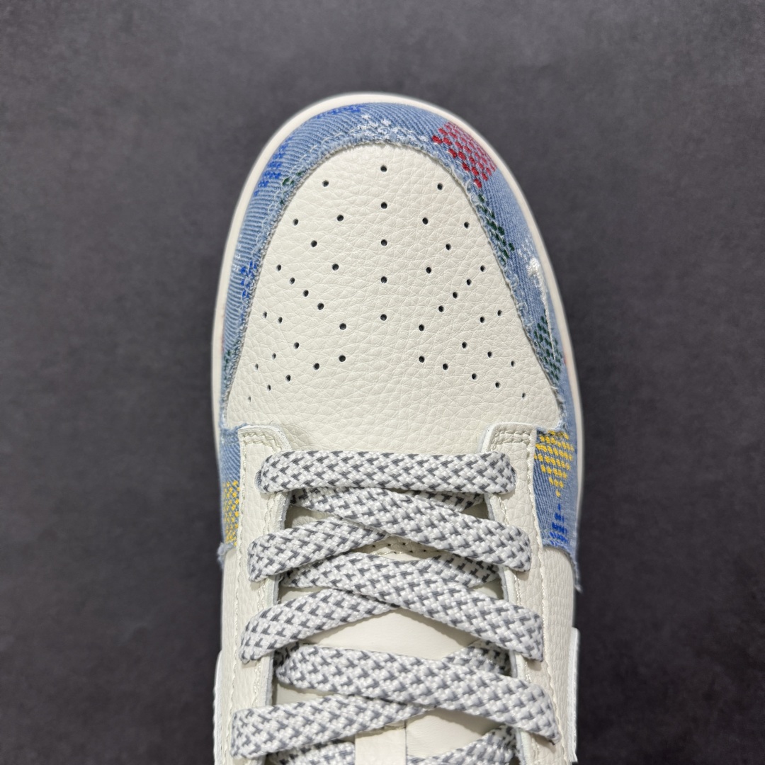 【定制版】Nike SB Dunk Low LV联名 彩色白勾 周年高端定制 低帮休闲板鞋 FC1688-231