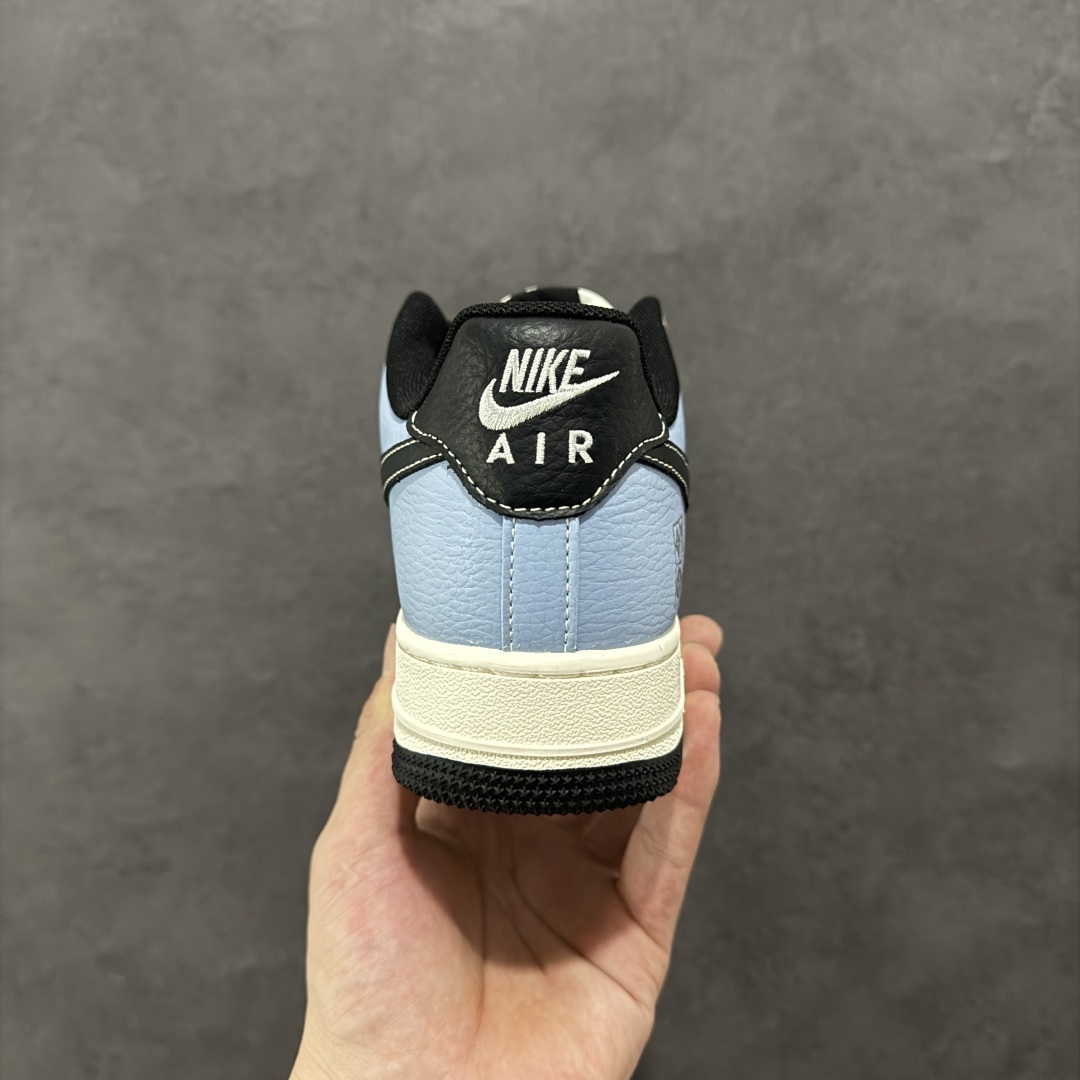 【定制版】Nike Air Air Force 1'07 Low LV联名 黑水蓝 空军一号低帮休闲板鞋 JJ2508-712